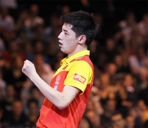 中国队鏖战波兰队，张继科扛起全队